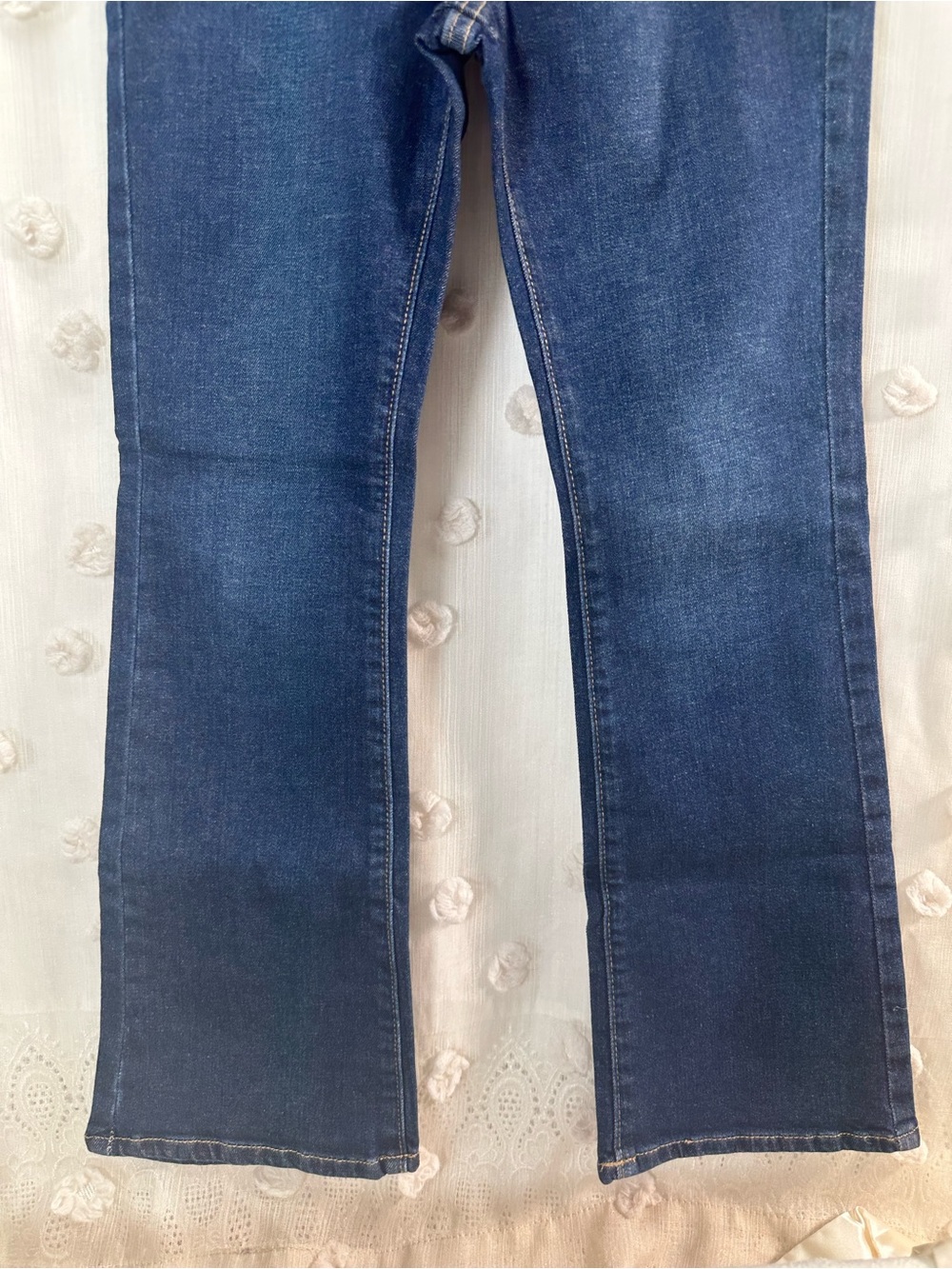 NWT Old Navy Girls’ Dark Blue Boot-Cut Jeans Size Large (10/12) - Picture 3 of 5